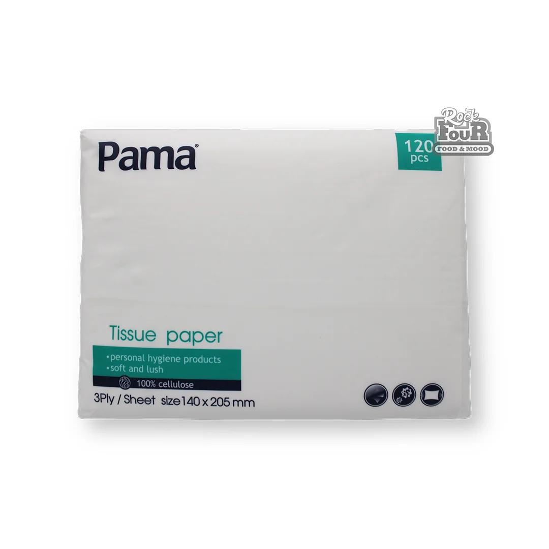 Անձեռոցիկ եռաշերտ «Pama» 120հատ